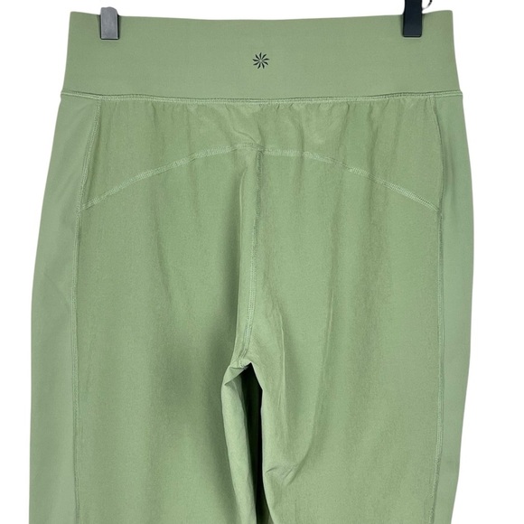 ATHLETA Run With It Pants Sz S Eucalyptus Green Jogger Casual Comfy Chic Travel - Picture 9 of 15